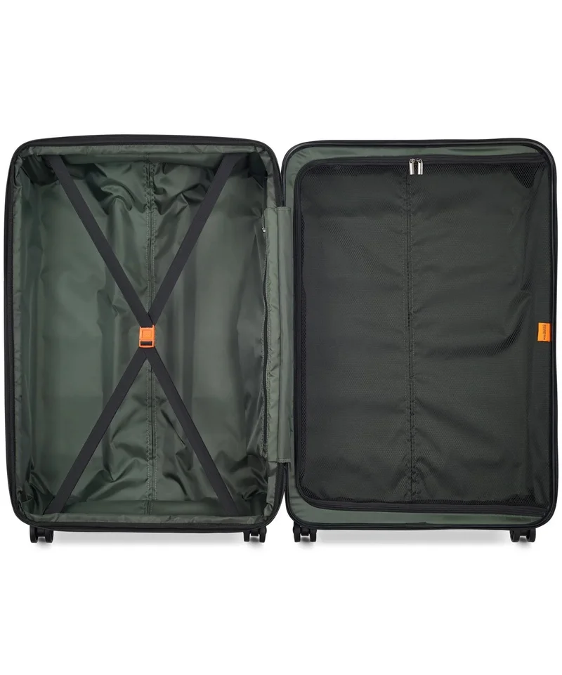 DELSEY Paris  Securitech Citadel By Delsey Paris 82 Cm 4-Double-Wheeled Expandable Luggage Trolley - Khaki Green  | Best Price UAE